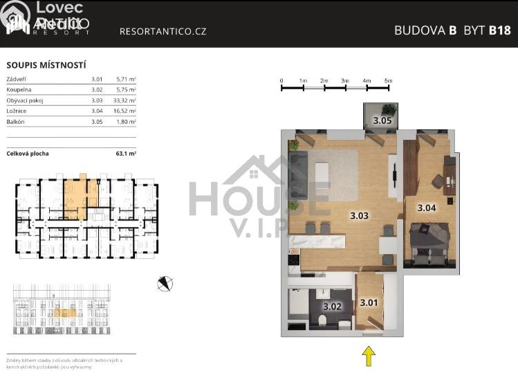 Аренда квартиры 2+KK Český Brod, Kounická č. 24