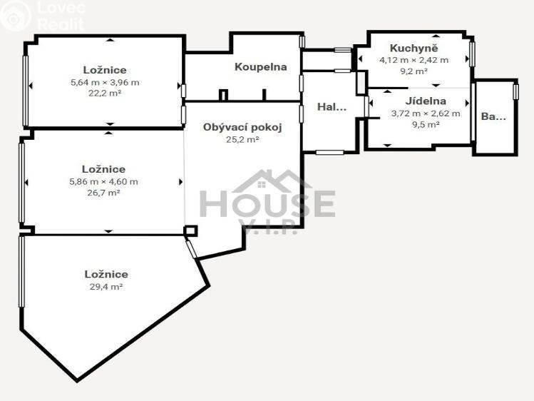 Prodej bytu 4+1 Praha, Londýnská 334/83 č. 22