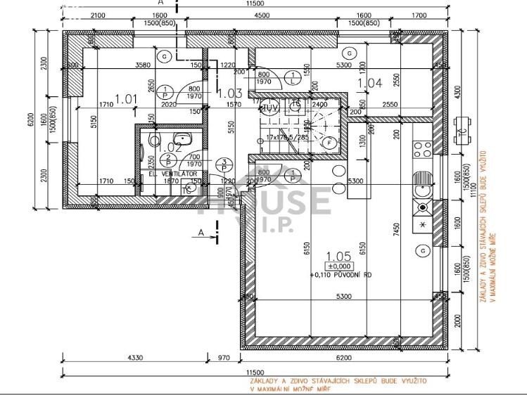 Продажа семейного дома Roztoky, U zastávky č. 4