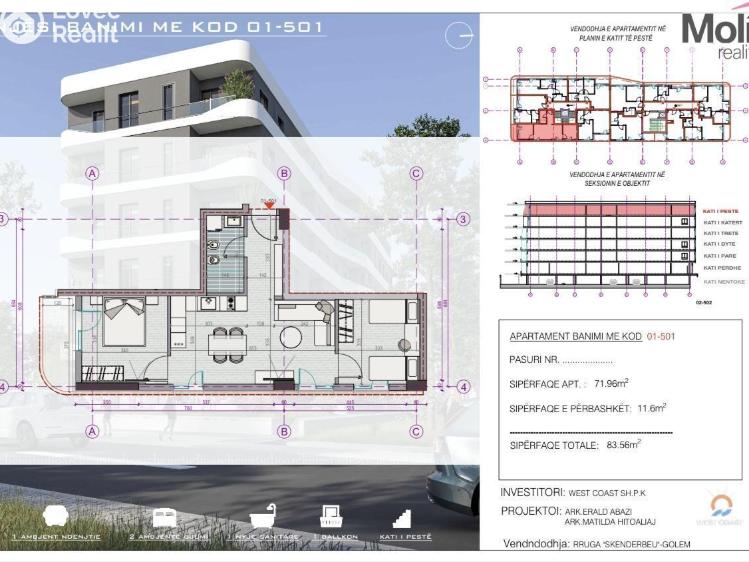 Продажа квартиры 3+KK Golem č. 2