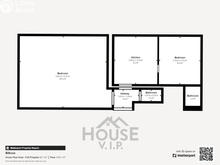 Prodej bytu 2+1 Praha, Bílkova č. 4