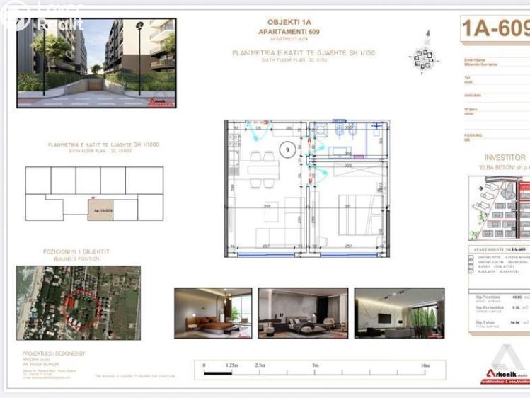 Prodej bytu 2+KK Golem, Rruga Skënderbeu č. 11