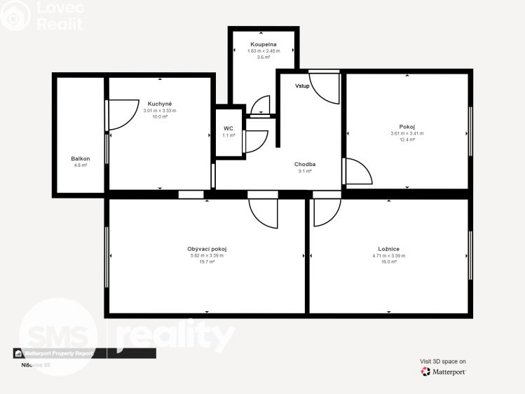 Prodej bytu 3+1 Nišovice č. 10