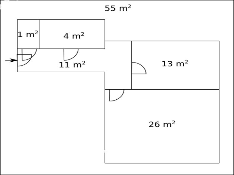 Pronájem bytu 2+KK Praha, Tomáškova 870/2 č. 19