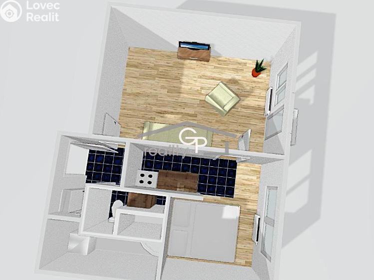 Sale apartment 1+1 Vodňany, Výstavní č. 12