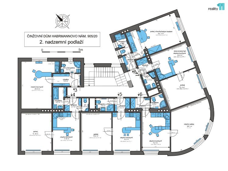 Prodej činžovního domu Plzeň, Habrmannovo náměstí č. 15