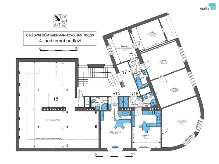 Prodej činžovního domu Plzeň, Habrmannovo náměstí č. 21