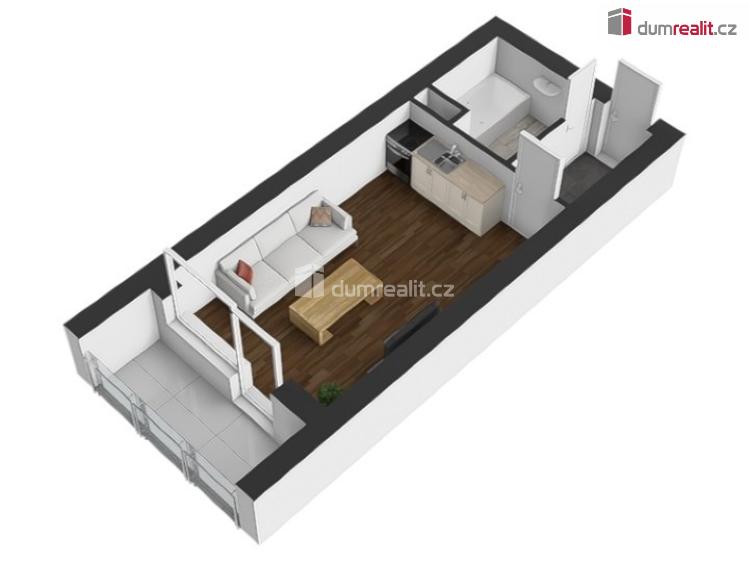 Rent apartment 1+KK České Budějovice, Fr. Ondříčka č. 4