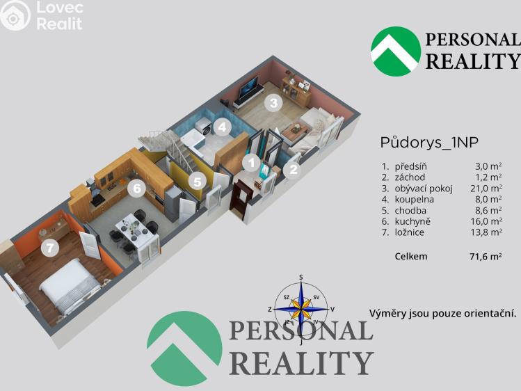 Prodej rodinného domu Vysoká Pec, Jana Švermy 91 č. 6