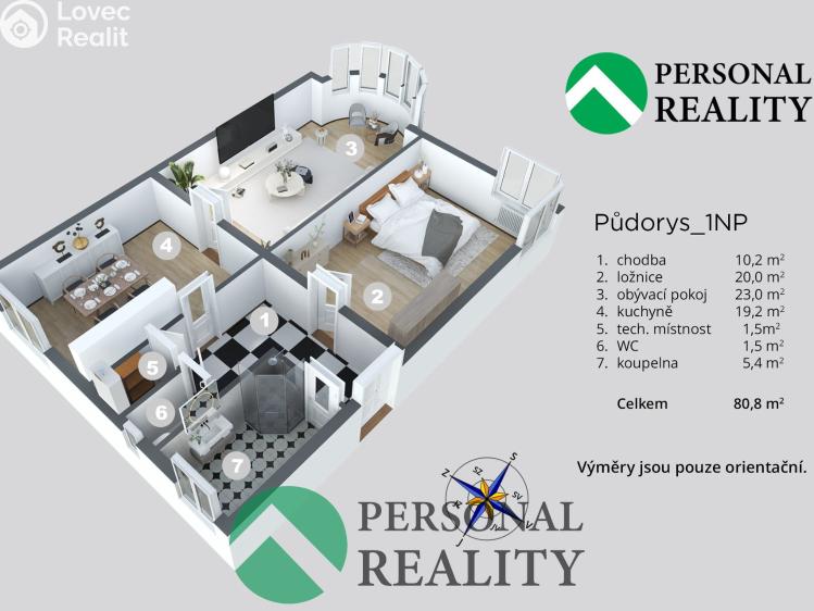 Prodej vily Chomutov, Alešova 3339/3 č. 7