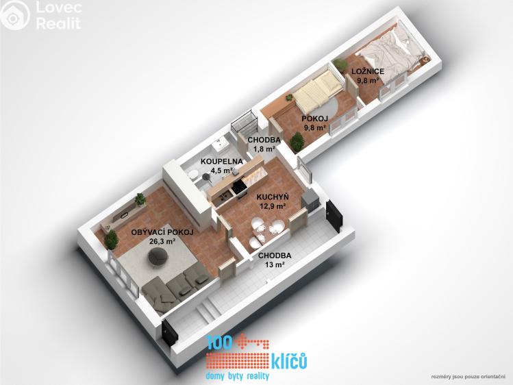 Sale family house Vyškov, Alšova 204/7 č. 22