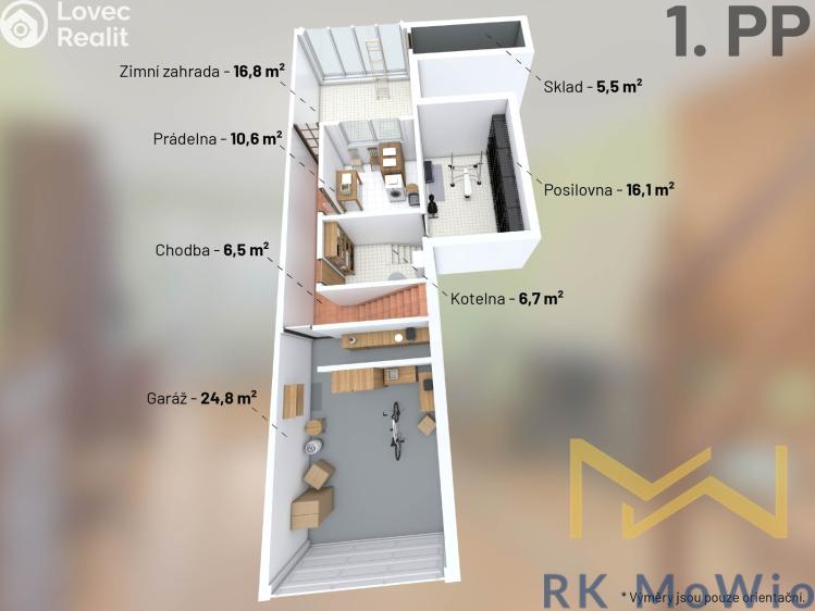 Prodej rodinného domu Praha, Zličínská č. 9
