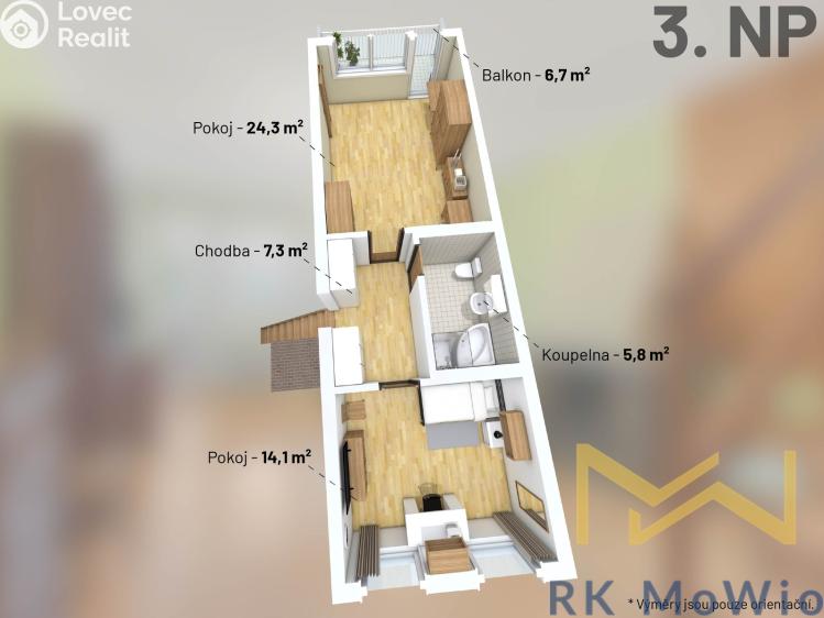 Prodej rodinného domu Praha, Zličínská č. 11