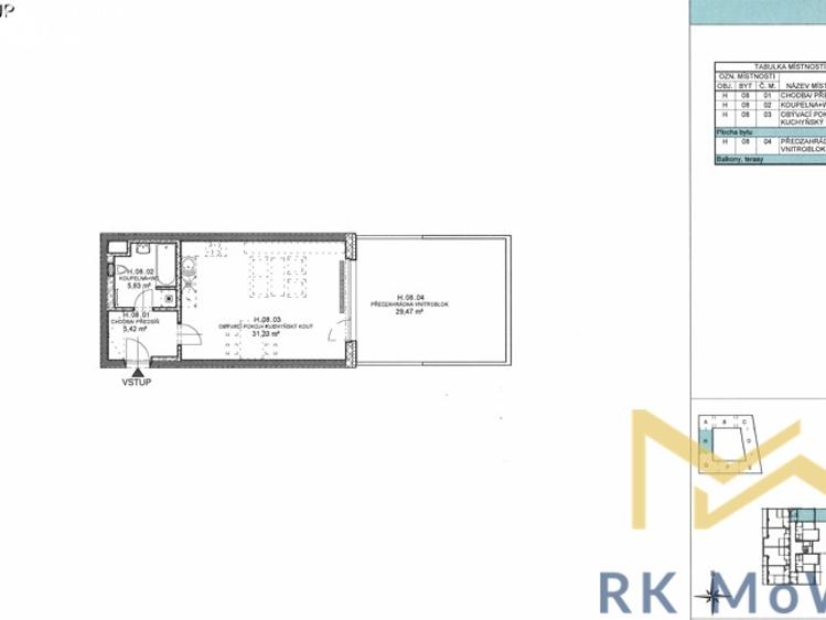 Prodej bytu 1+KK Praha, Korunní č. 11