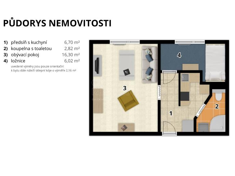 Продаж квартири 1+1 Svoboda nad Úpou, Rýchorské sídliště č. 16