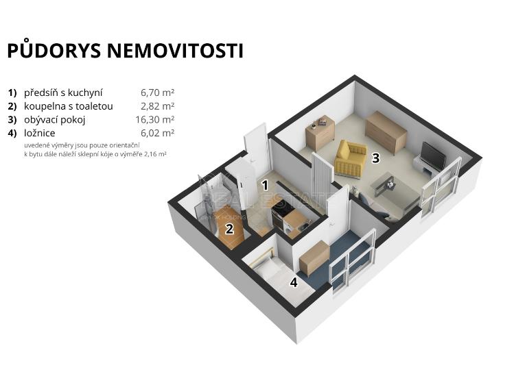 Продаж квартири 1+1 Svoboda nad Úpou, Rýchorské sídliště č. 17