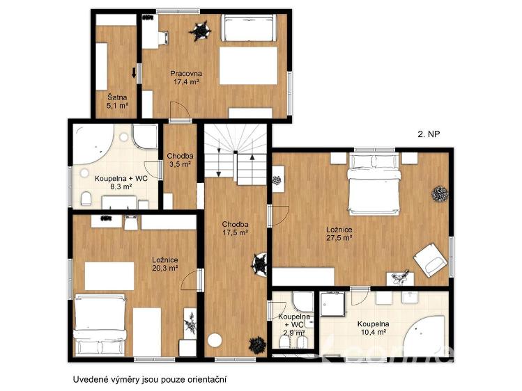 Prodej rodinného domu Jesenice, Karafiátová 424 č. 25