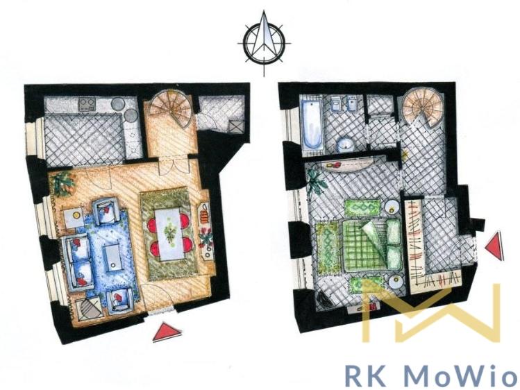 Rent apartment 2+1 Praha, Vlašská 361/5 č. 10