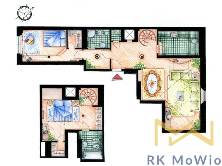 Pronájem bytu 3+1 Praha, Odborů č. 8