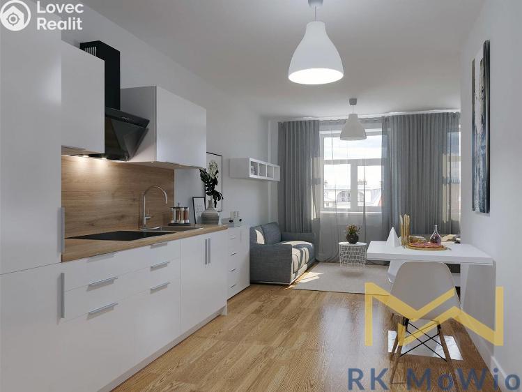 Pronájem bytu 1+KK Praha, Petrská č. 1