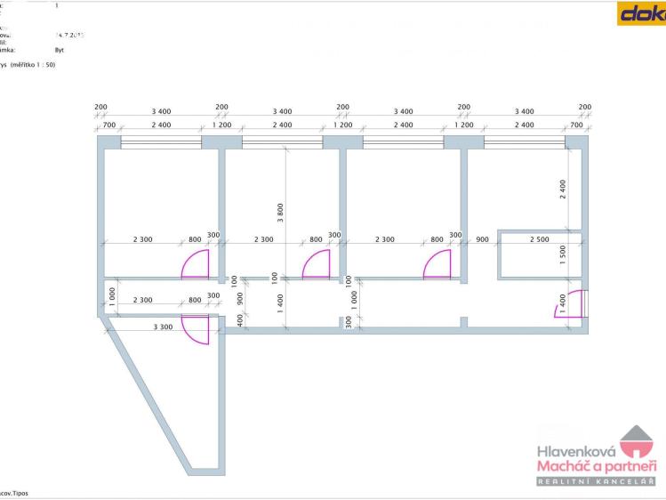 Prodej bytu 3+1 Ostrava, Františka Hajdy 1236/22 č. 12