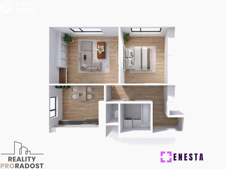 Prodej bytu 2+1 Praha, Sečská 1848/5 č. 14