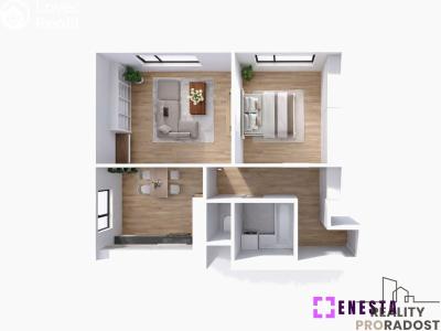 Prodej bytu 2+1 Praha, Sečská č. 1