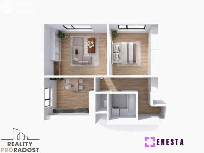 Sale apartment 2+1 Praha, Sečská č. 14