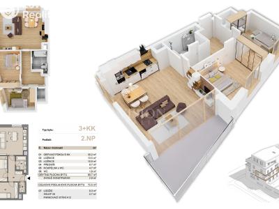 Продажа квартиры 3+KK Příbram č. 2