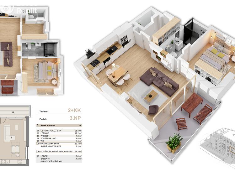 Продаж квартири 2+KK Příbram č. 2