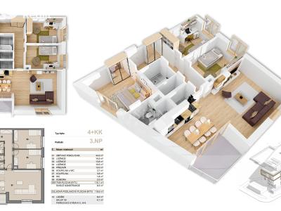 Prodej bytu 4+KK Příbram č. 2