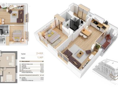 Продаж квартири 2+KK Příbram č. 2