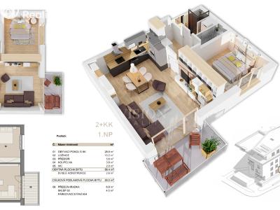 Продаж квартири 2+KK Příbram č. 2