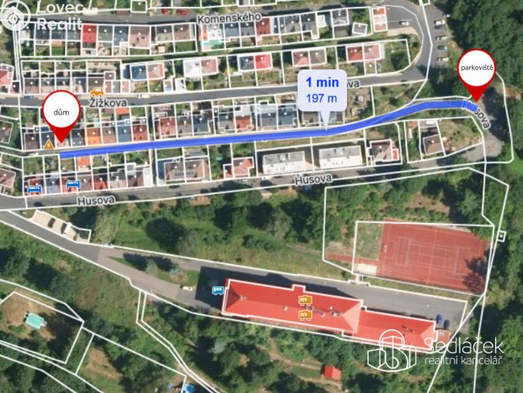 Prodej rodinného domu Jáchymov, Žižkova č. 27