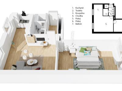 Prodej bytu 2+KK Plzeň, Strnadova č. 5