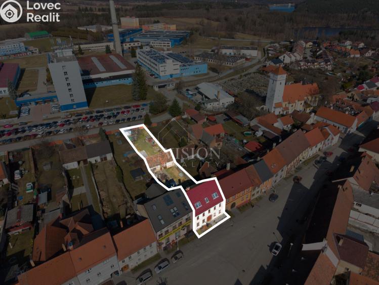 Prodej rodinného domu Velešín, náměstí J. V. Kamarýta č. 34
