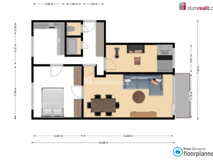 Prodej bytu 3+1 Frenštát pod Radhoštěm, Školská čtvrť č. 2