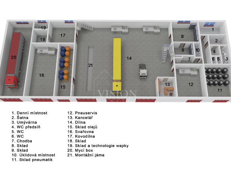 Prodej výrobní haly Český Rudolec č. 7
