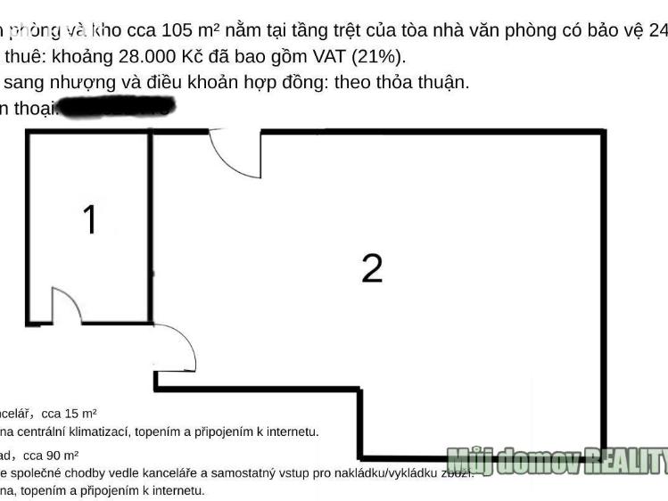 Pronájem skladového prostoru Praha, Dobronická 1257 č. 4