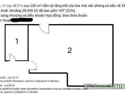 Pronájem skladového prostoru Praha, Dobronická 1257 č. 4