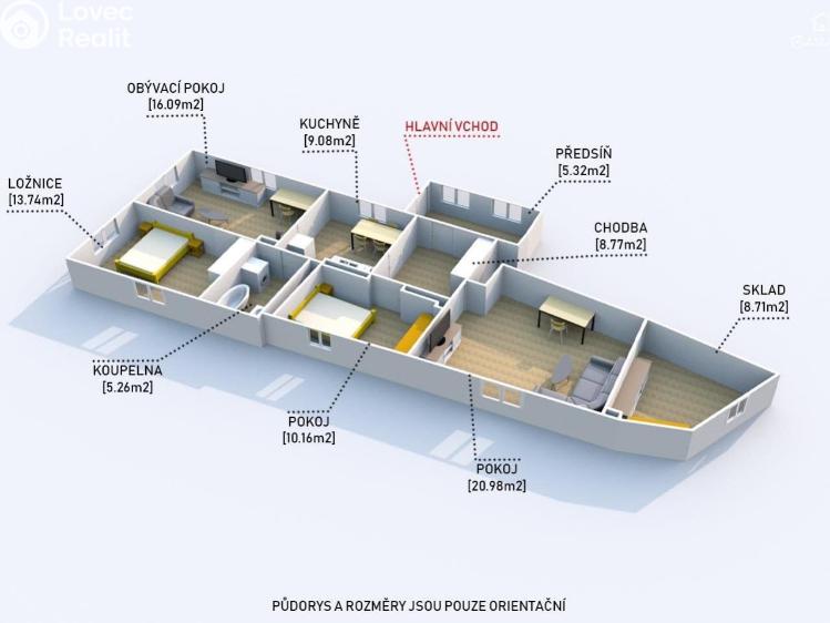 Prodej rodinného domu Kozlovice č. 20