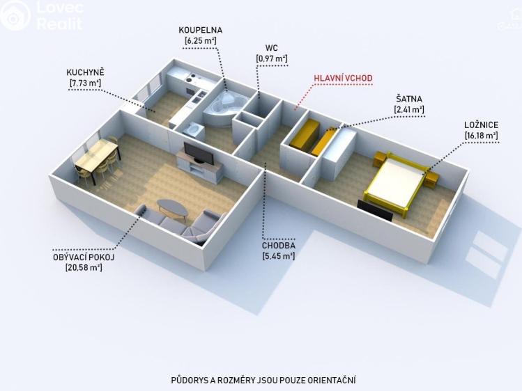 Prodej bytu 2+1 Plzeň, Tichá 716/10 č. 21