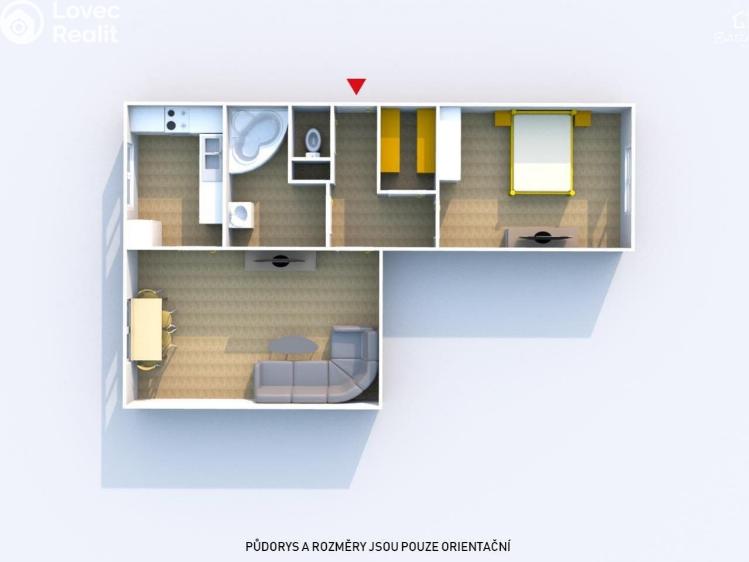 Prodej bytu 2+1 Plzeň, Tichá 716/10 č. 22