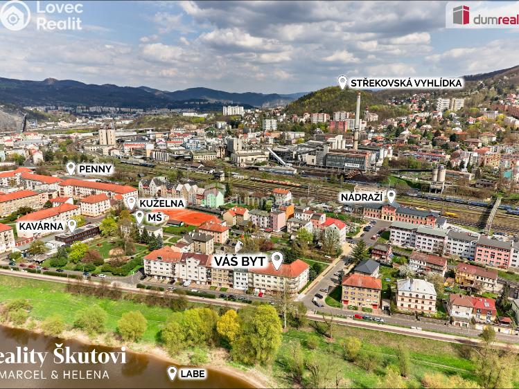 Prodej bytu 2+1 Ústí nad Labem, Střekovské nábřeží č. 15