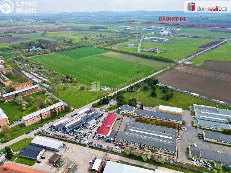 Pronájem výrobní haly Holešov, Tovární č. 8