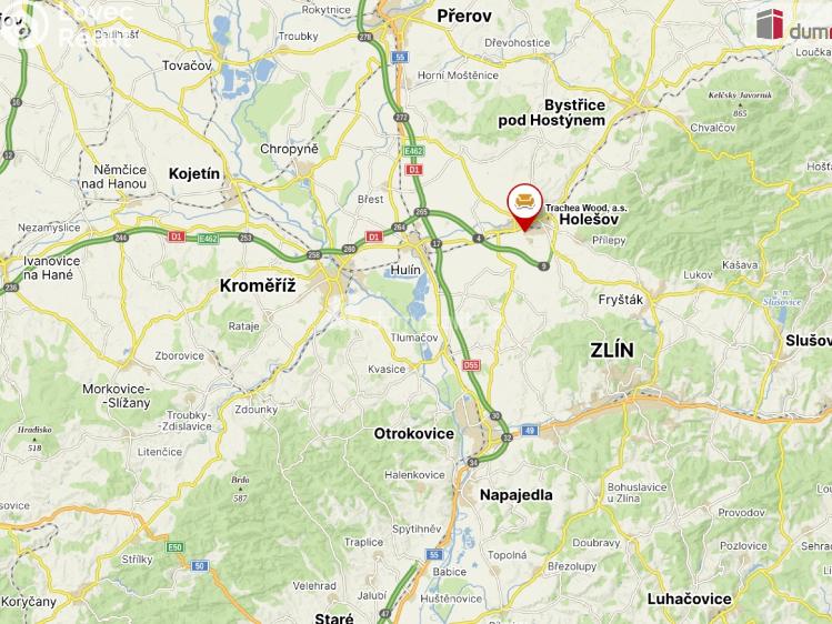 Pronájem výrobní haly Holešov, Tovární č. 15