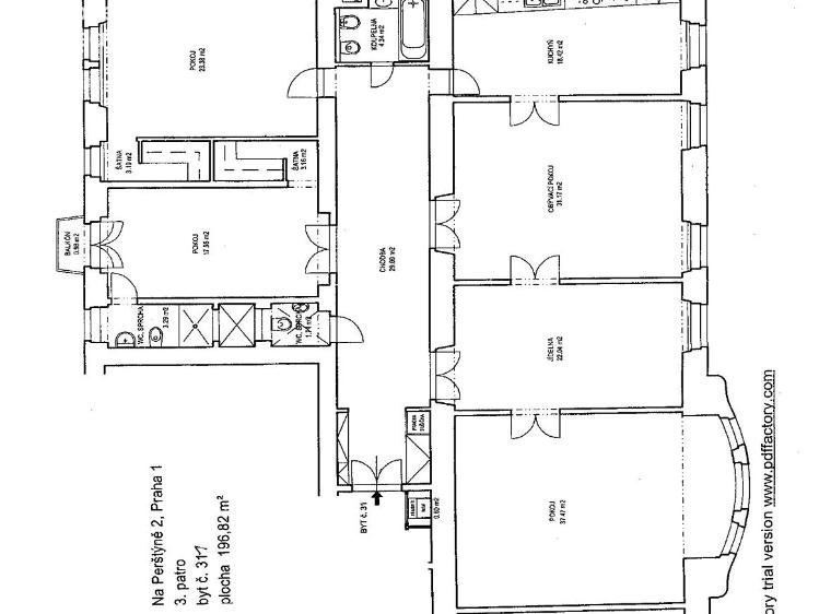 Pronájem bytu 5+1 Praha, Na Perštýně č. 11