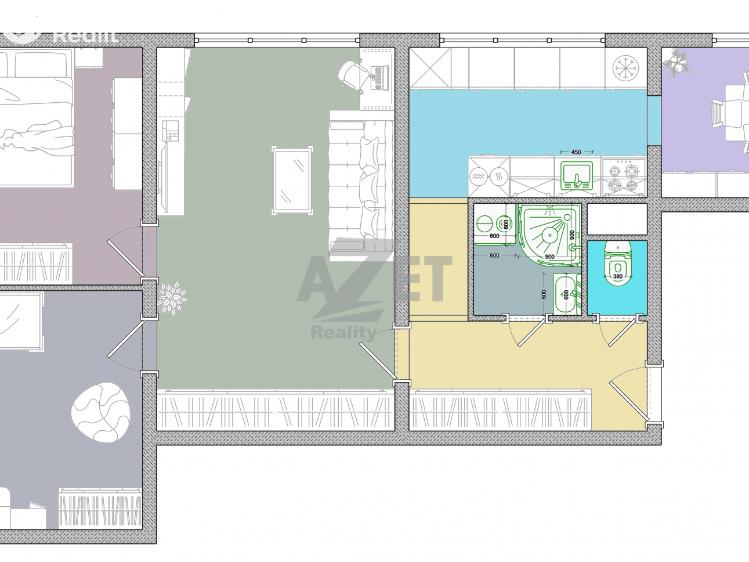 Prodej bytu 4+1 Ostrava, Krestova č. 20