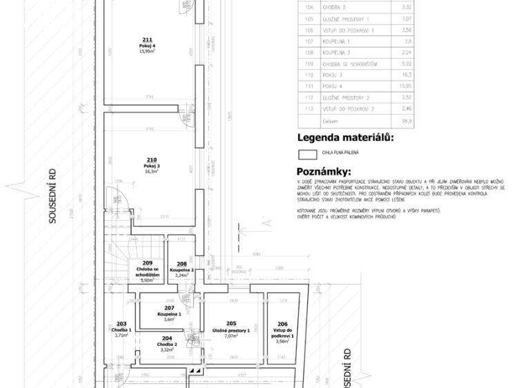 Prodej rodinného domu Olomouc, Horecká č. 9