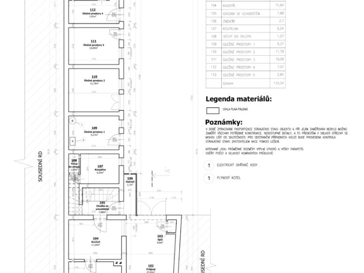 Продажа семейного дома Olomouc, Horecká č. 10